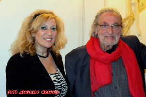 Il Maestro Luis Bacalov con Clelia Conte,direttrice di Gazzetta dal Tacco
